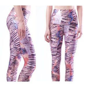Emily Hsu Quartz Print Full Length Leggings Pants